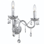 Sieninis &Scaron;viestuvas Toolight Ebt017-2W Chrome 18X40X36Cm