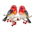 Equilibrium sagė 359695 pauk&scaron;čiai, Robin ant &scaron;akos, metalas