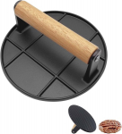 16 cm &bdquo;Smash&ldquo; mėsainių presas, juodas