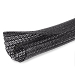 3m kabelio apsauga 1/2" laidų tvarkymo vamzdis juodas