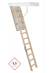 Sulankstomos palėpės kopėčios Minka McStep Thermo 33, 120 x 60, 280 cm.