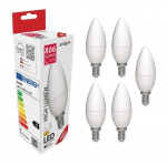 LED lemputės Avide 6.5W B35 E14 3000K 5vnt