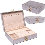 Peterson Papuo&scaron;alų dėžutė su raktu, sidabrinė