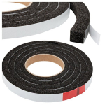 Bingomat U15s durų sandarinimo juosta, EPDM putos, lipni, 2 m, 10&times;15 mm, juoda