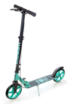 Paspirtukas su dideliais ratais Raven Straight Black/Mint