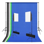 Fotostudijos komplektas su &scaron;viestuvais ir fonais