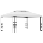 Sodo pavėsinė, 4x3x2.7 m, balta