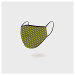 Kaukė WDX Mask Gold Stars Kids 9118, žalia, Kaukė WDX Mask navy Kids 9014