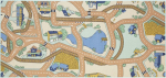 AW Rugs vaiki&scaron;kas kilimas Playtime Desert Mist 95x200 cm