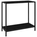 Konsolinis staliukas, 80x35x75 cm, grūdintas stiklas,