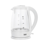 Virdulys teesa elektrinis virdulys, stiklinis, 2000 w, baltas, 1,7 l