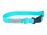 Amiplay reguliuojamas antkaklis Samba, S, Turquoise