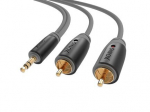 Jack - Stereo RCA audio kabelis SINOX SHD3462, 1.5m