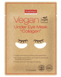 Vegani&scaron;ka paakių kaukė Purederm Collagen su kolagenu, 30 vnt.