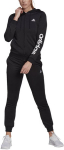 Sportinis kostiumas Adidas W Lin Ft Ts, juodas
