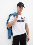 Mar&scaron;kinėliai vyrams Puma Ess Logo Tee, balti