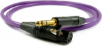 Kabel Melodika Jack 6.3mm - XLR 8m fioletowy