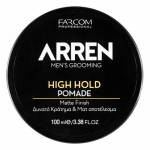 Stiprios fiksacijos pomada Farcom Professional Arren Men's Grooming High Hold Pomade Matte Finish, 100 ml