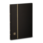 Albumas pa&scaron;to ženklams &bdquo;Leuchtturm Basic LS 4/8&ldquo;, A4, 16 juodų puslapių, juodas