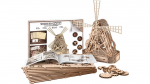 Medinė 3D dėlionė Malūnas Wooden city, 222 vnt.