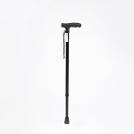 Ėjimo lazdelė su LED prožektoriumi Kid-Man, juoda