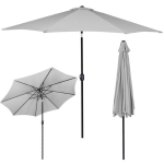 Lauko skėtis Springos 300cm, pilkas