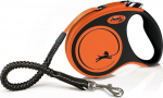 Flexi automatinis pavadėlis Xtreme M, oranžinis, 5 m