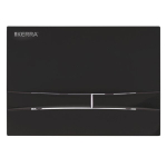 Dviejų krypčių mygtukas WC potinkiniam rėmui Kerra Slim Adriatic, juodas