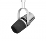 Shure MV7-S mikrofonas, sidabrinis