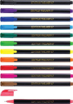 Cienkopisai Fineliners 0.7mm, 12 spalvų rinkinys
