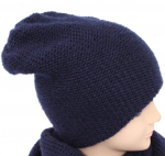 Megzta dviguba kepurė moterims, Universalus