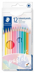 Spalvoti pie&scaron;tukai Staedtler 146, 12 pastelinių spalvų