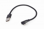 Kabelis Gembird USB 2.0 - Micro-USB B/Lightning CC-USB2-AMLML, 0.2m