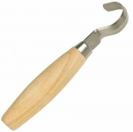 Drožinėjimo peilis Morakniv&reg; 162, 15 mm spindulys, pagaląstas i&scaron; abiejų pusių, nerūdijantis plienas, odinis dėklas
