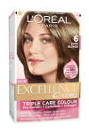 Ilgalaikiai plaukų dažai su trejopa apsauga L'Oreal Paris Excellence Creme 172 ml, Dark Blonde