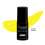 Gelinis nagų lakas "Sincero Salon", 6 ml, LEMON, 4478