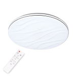 Baltas Goldlux lubinis LED &scaron;viestuvas Desert 36W, 2160lm, 480 x 80 mm su nuotolinio valdymo pulteliu