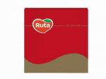 Servetėlės ruta 33х33 20l 3sl raudona
