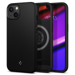 Telefono dėklas - SPIGEN - ACS03226 - iPhone 13 Pro Max - Matinė juoda - Smūgiams atsparus su integruotu magnetu