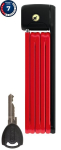 Abus Bordo Lite 6055k/85 Sulankstama Spyna, Raudona