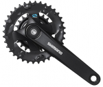 Priekinis žvaigždžių blokas Shimano ALTUS FC-M315-2 175MM 7/8-speed black-36X22T