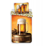 Patalynės komplektas Beer, 140 x 200 cm + pagalvės užvalkalas 70 x 90 cm.