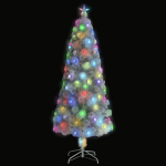 Dirbtinė Kalėdų eglutė su LED, 240 cm, balta