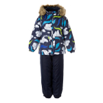 Huppa Žieminis komplektas AVERY, NAVY PATTERN/ NAVY