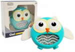 Pelėda Baby Rattle Teether mėlyna