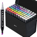 Dvipusiai markeriai-flomasteriai Touch Cool, 80 vnt