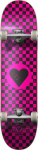 Heart Supply Round Logo riedlentė 7.75", rožinė