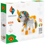 Origami 3D Vienaragis 656 elementai