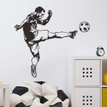 Interjero lipdukas Futbolo žaidėjas su kamuoliu