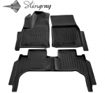 Kilimėliai 3D TOYOTA Land Cruiser 300 2021-&gt, 5 vnt. black /5022085